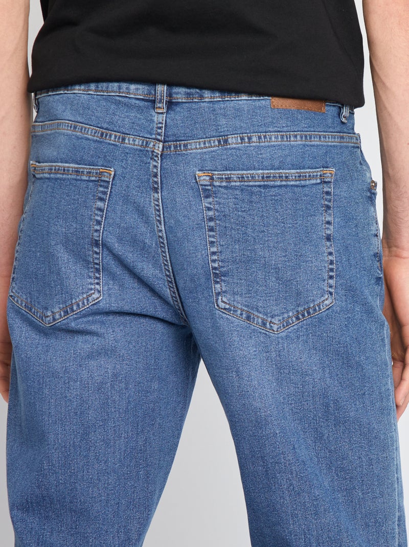 Slim-fit jeans van stretchkatoen - L36 BLAUW - Kiabi