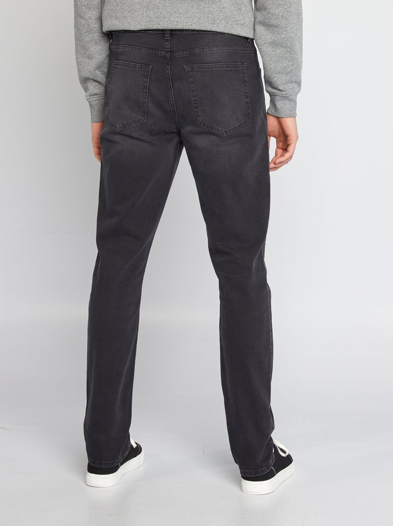Slim-fit jeans van stretchkatoen - L36 GRIJS - Kiabi