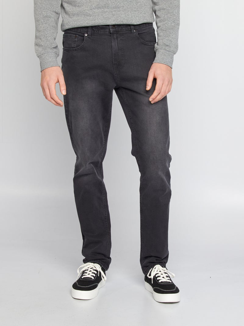 Slim-fit jeans van stretchkatoen - L38 GRIJS - Kiabi