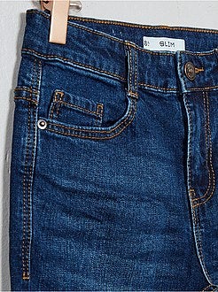 Slim-fit jeans voor volslanke kinderen 'Ecodesign' - Kiabi
