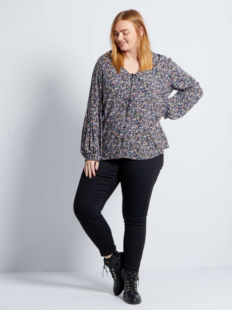 Slim-fit jegging black denim - Kiabi