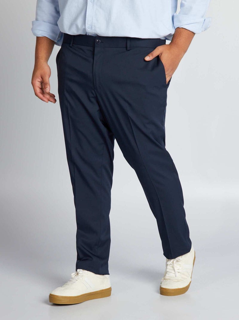 Slim fit kostuumbroek BLAUW - Kiabi