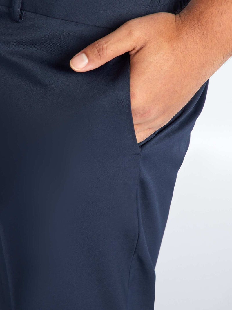 Slim fit kostuumbroek BLAUW - Kiabi