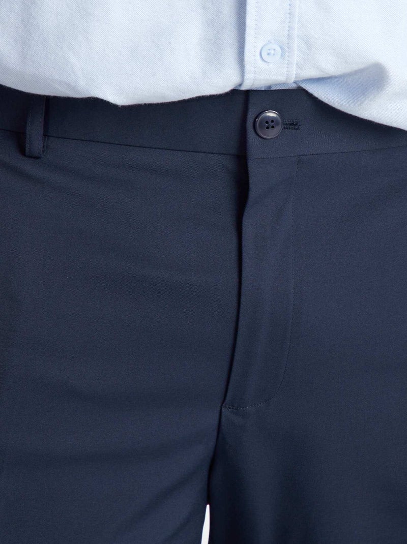 Slim fit kostuumbroek BLAUW - Kiabi