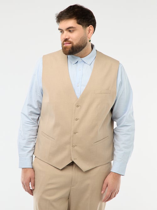 Slim-fit kostuumvest - Kiabi