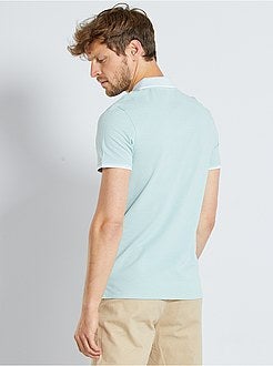 Slim-fit polo van piquéstof - Kiabi