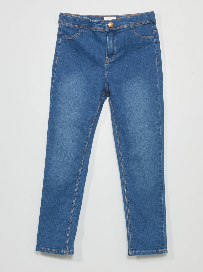 Slim-fit spijkerbroek - Comfortabel model BLAUW - Kiabi