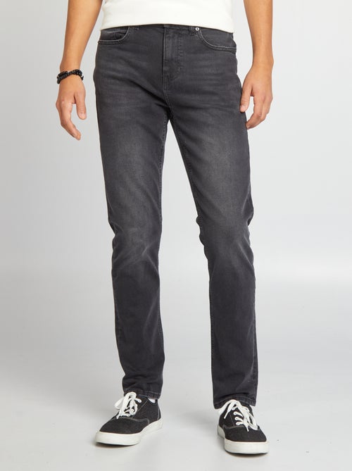 Slim-fit spijkerbroek met vijf zakken - Kiabi