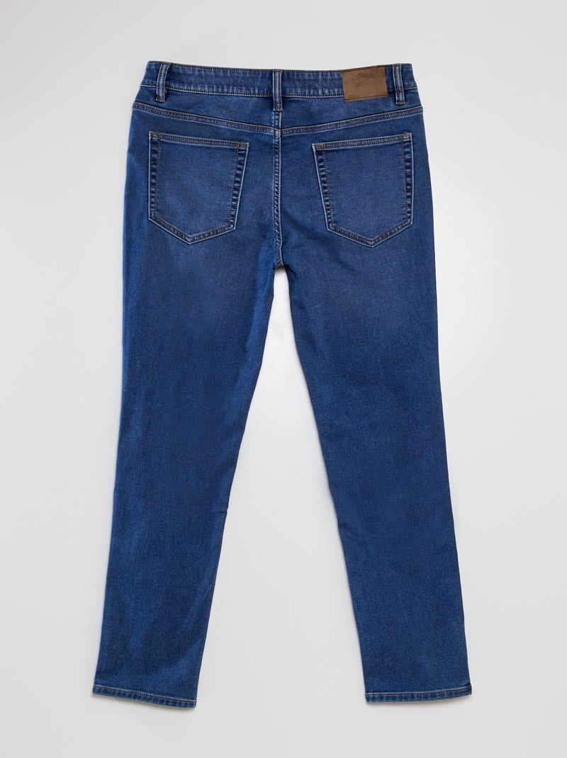 Slim-fit stretchjeans - L30 BLAUW - Kiabi