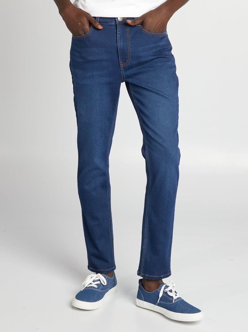 Slim-fit stretchjeans - L30 BLAUW - Kiabi