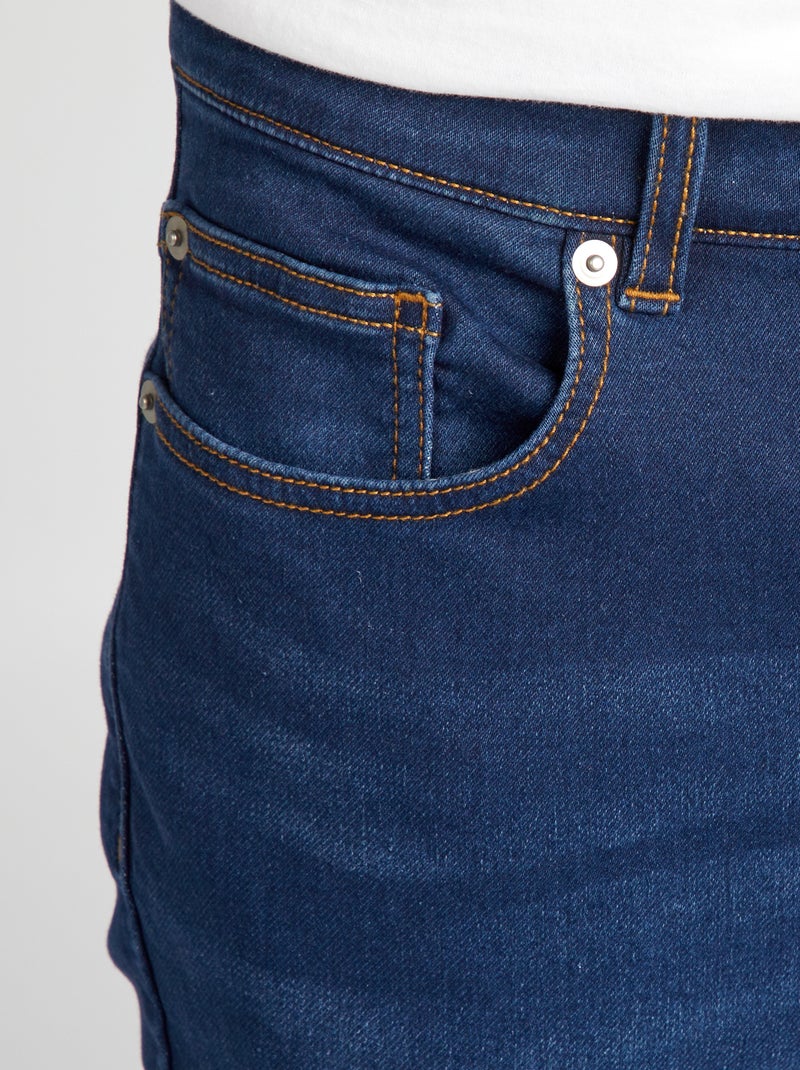 Slim-fit stretchjeans - L30 BLAUW - Kiabi