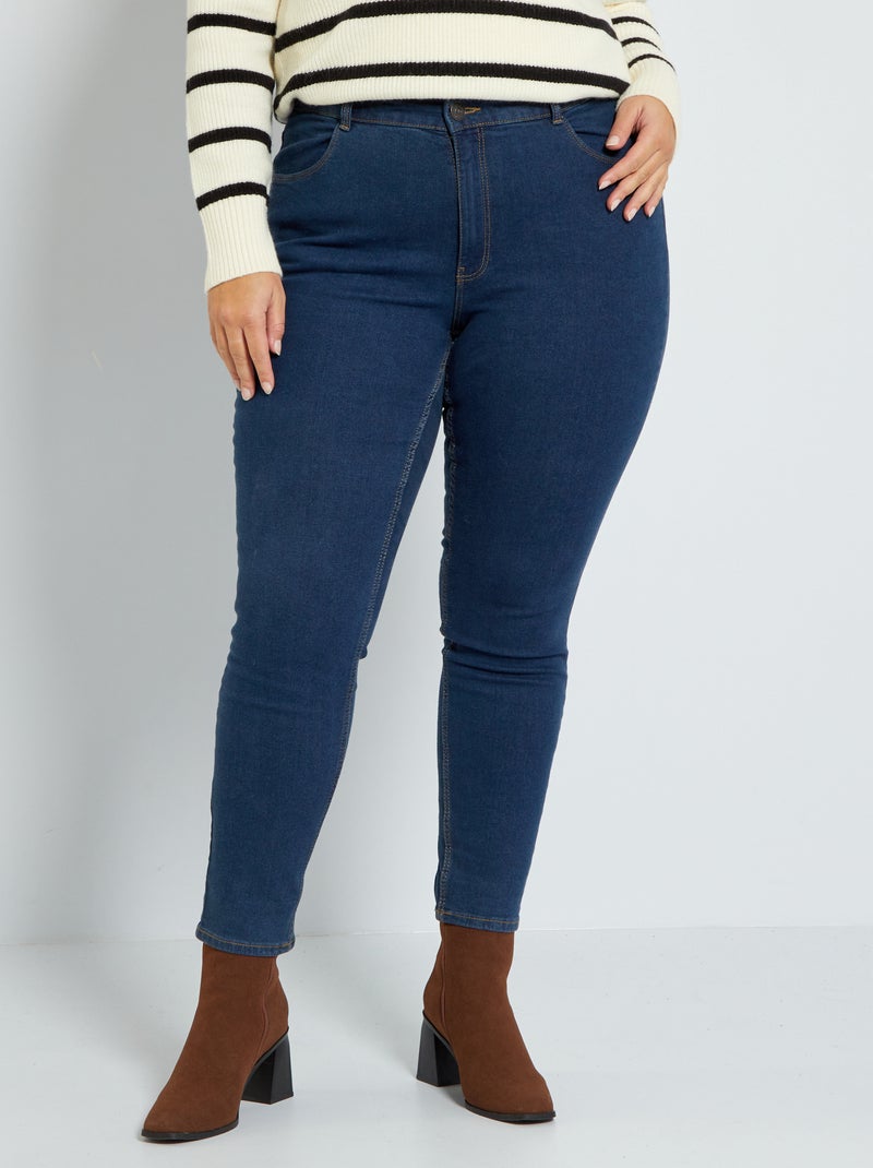 Slim-fit stretchjeans - L30 BLAUW - Kiabi