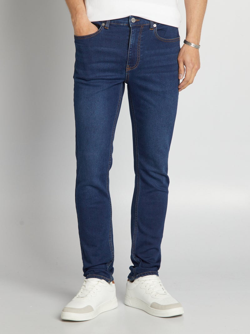 Slim-fit stretchjeans - L32 BLAUW - Kiabi