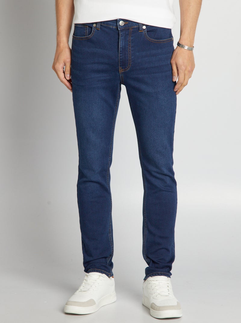 Slim-fit stretchjeans - L32 BLAUW - Kiabi