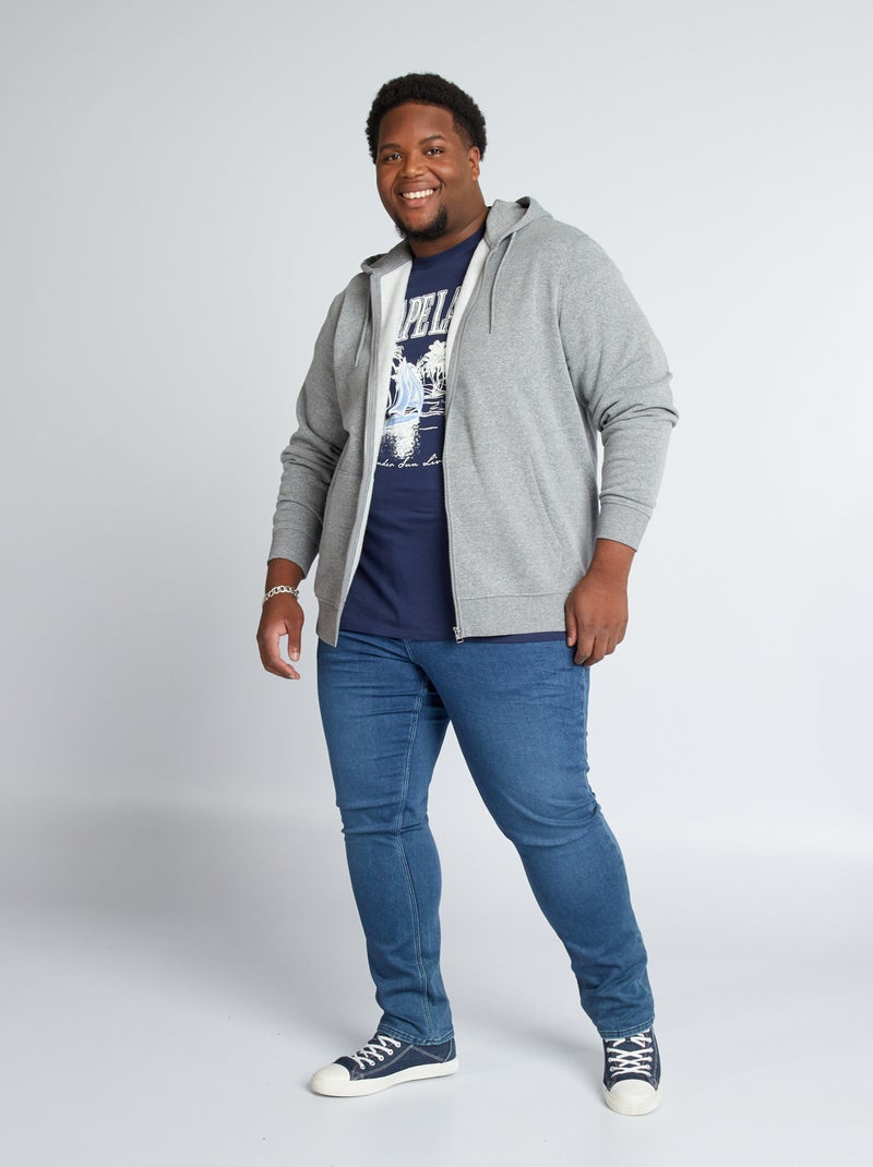 Slim-fit stretchjeans BLAUW - Kiabi