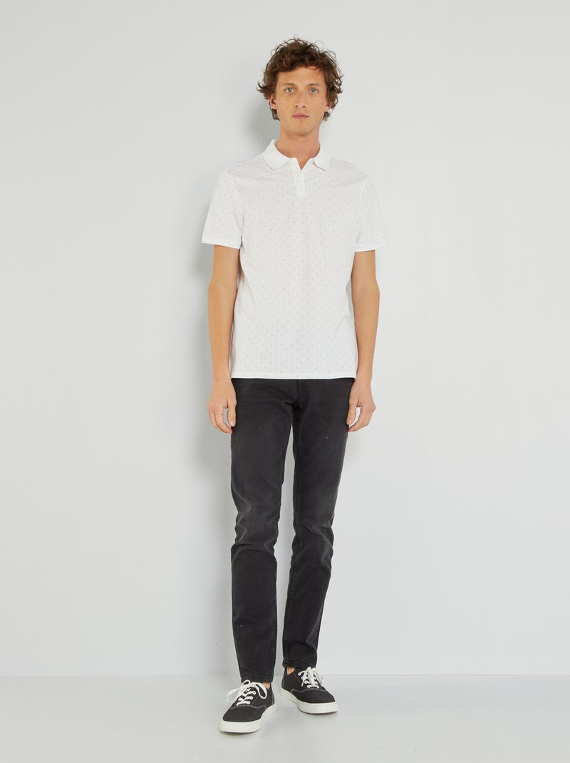 Slim-fit stretchjeans L34 GRIJS - Kiabi
