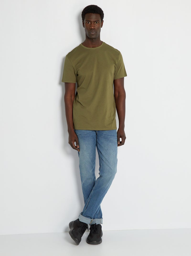 Slim-fit stretchjeans L34 stonewash vintage - Kiabi