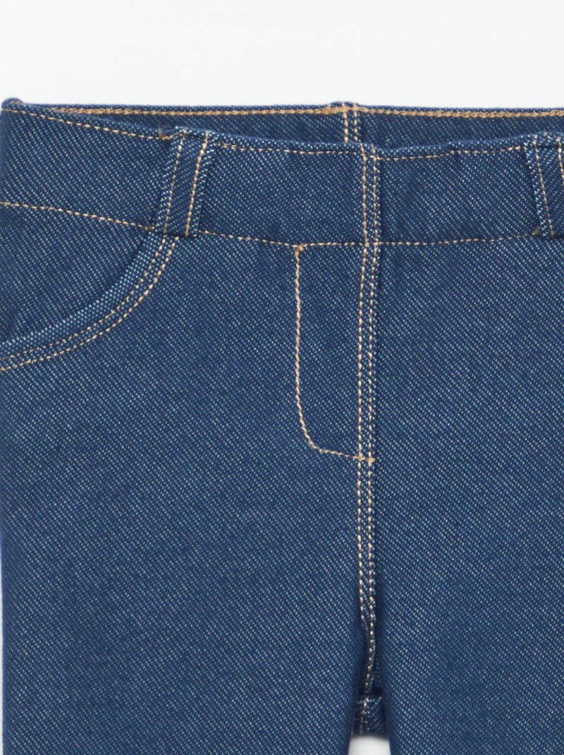 Slim treggingbroek Blauw - Kiabi