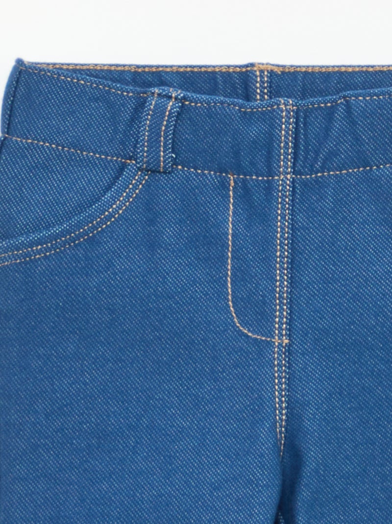 Slim treggingbroek Blauw - Kiabi