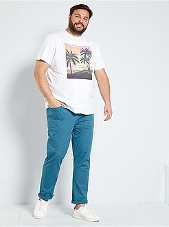 Herenmode grote maten - Slimfit broek - Kiabi