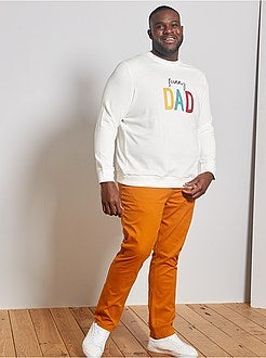 Herenmode grote maten - Slimfit broek - Kiabi