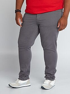 Herenmode grote maten - Slimfit broek - Kiabi