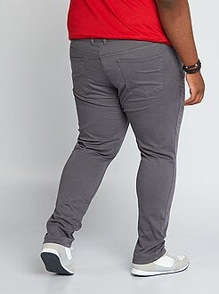 Herenmode grote maten - Slimfit broek - Kiabi