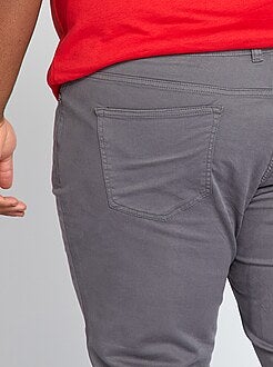 Herenmode grote maten - Slimfit broek - Kiabi