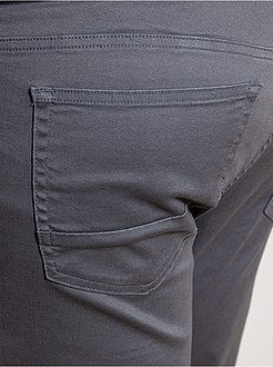 Herenmode grote maten - Slimfit broek - Kiabi