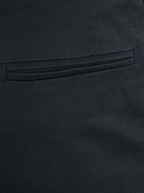 Slimfit chinobroek van 100% katoen L36 1,90+ - Kiabi