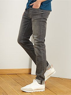 Heren TALL (> 190cm) - Slimfit jeans, lengtemaat 36, 1,95 m+ - Kiabi