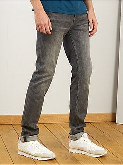 Heren TALL (> 190cm) - Slimfit jeans, lengtemaat 36, 1,95 m+ - Kiabi
