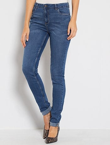 Slimfit jeans met een hoge taille - Kiabi