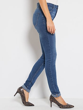 Slimfit jeans met een hoge taille - Kiabi
