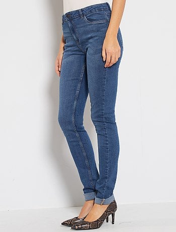 Slimfit jeans met een hoge taille - Kiabi