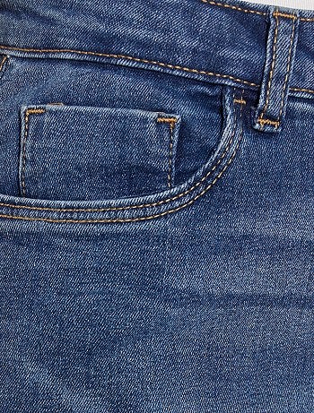 Slimfit jeans met een hoge taille - Kiabi