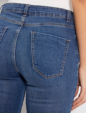 Slimfit jeans met een hoge taille - Kiabi