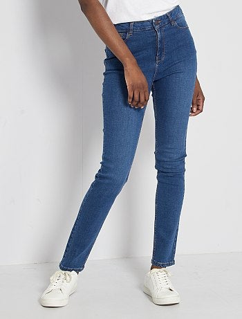 Slimfit jeans met superhoge taille - Lengte US30 - Kiabi