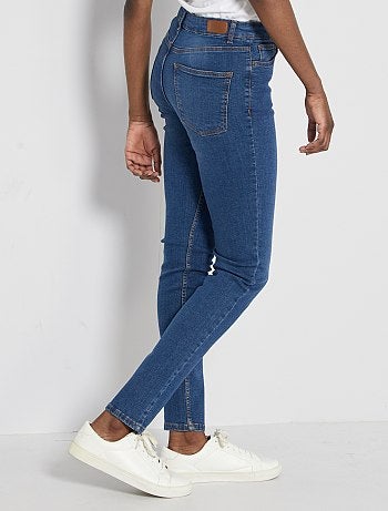 Slimfit jeans met superhoge taille - Lengte US30 - Kiabi
