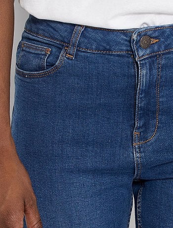 Slimfit jeans met superhoge taille - Lengte US30 - Kiabi