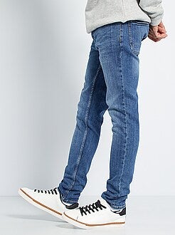 Slimfit jeans met versleten effect - Kiabi