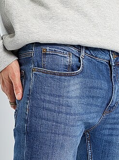 Slimfit jeans met versleten effect - Kiabi