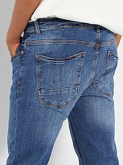 Slimfit jeans met versleten effect - Kiabi