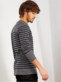 Slimfit T-shirt in matrozenstijl - Kiabi