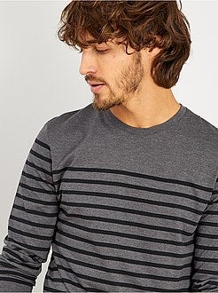 Slimfit T-shirt in matrozenstijl - Kiabi