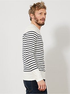 Slimfit T-shirt in matrozenstijl - Kiabi