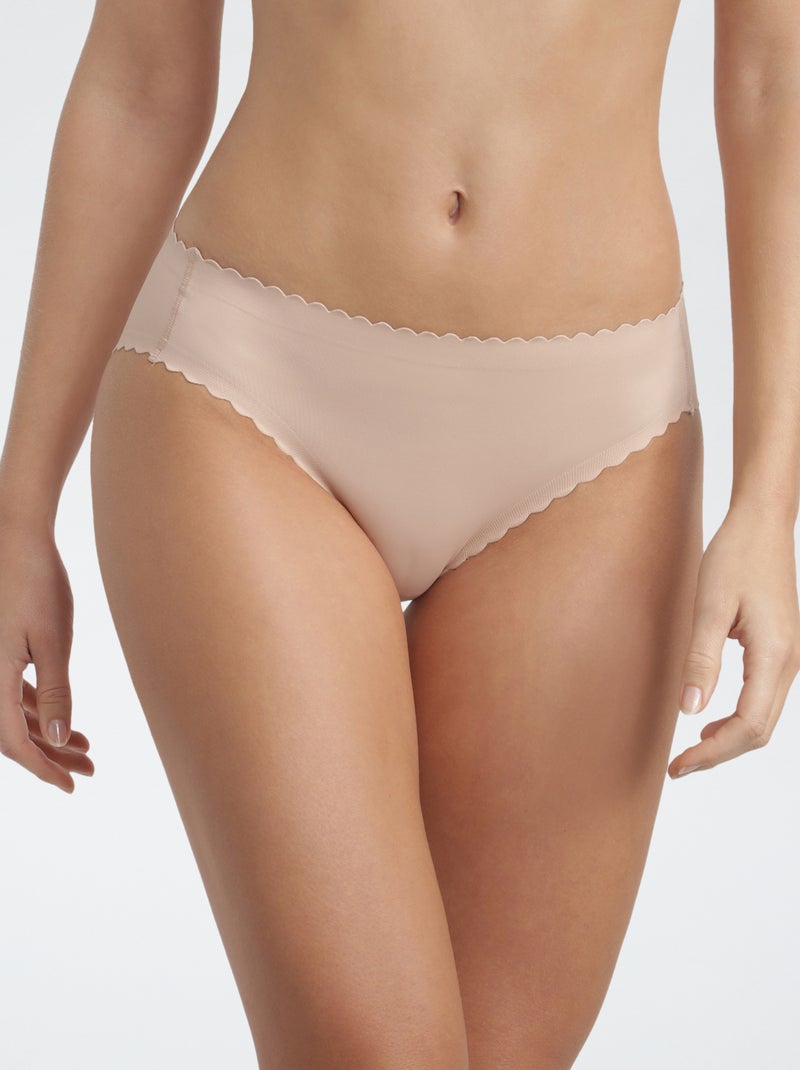 Slip met fantasiebiesje 'Dim body touch' Biege - Kiabi