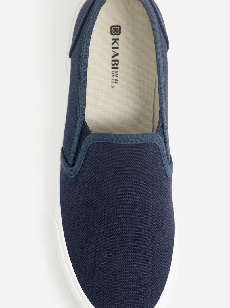 Slip-on sneakers Blauw - Kiabi