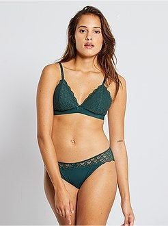 Slip van kant en microvezel - Kiabi