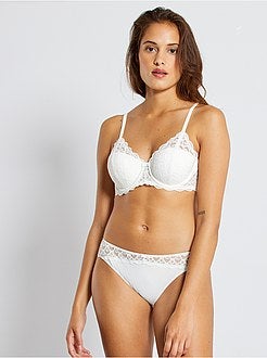 Slip van kant en microvezel - Kiabi